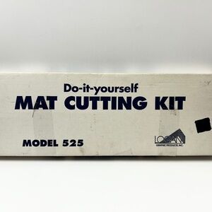 Logan Mat Cutting Kit Model 515 Bevel Cutter Knife Manual Blades Boards Complete